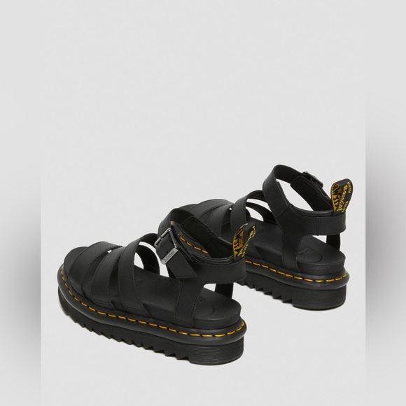 DR. MARTENS BLAIRE HYDRO LEATHER STRAP SANDALS - Picture 4 of 13